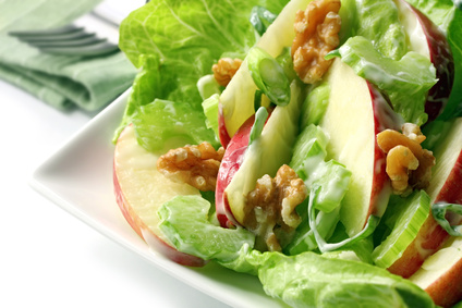 Salads with nuts